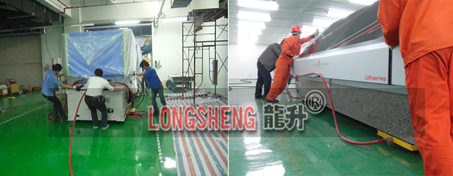 氣墊搬運車怎么在環氧地坪上搬運重型設備？