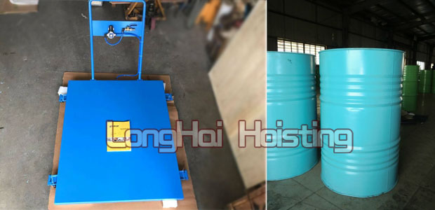 大型鐵桶搬運(yùn)工具：平板式氣墊搬運(yùn)車