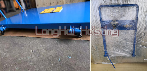 大型鐵桶搬運(yùn)工具：平板式氣墊搬運(yùn)車